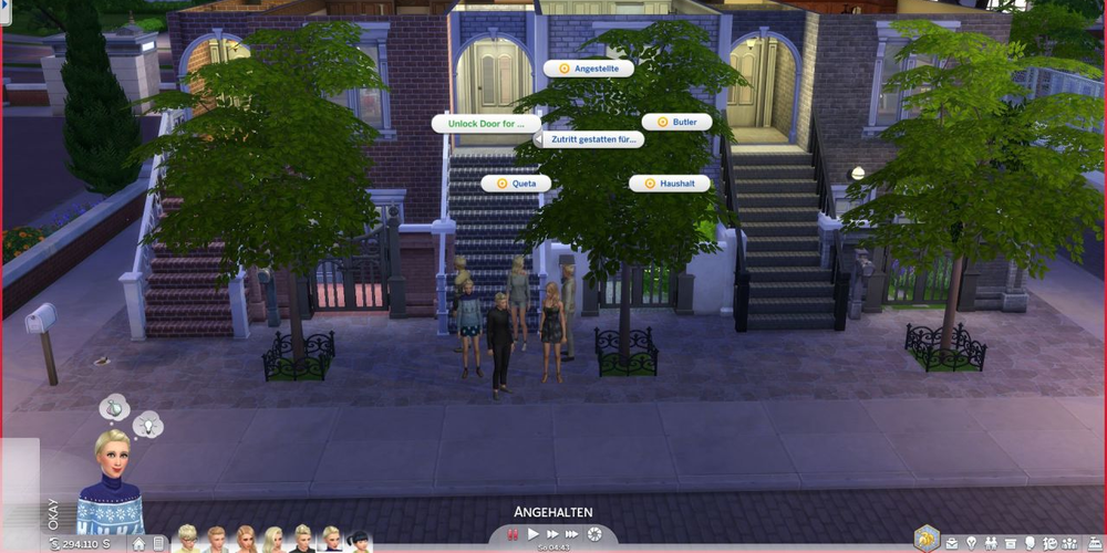 Sims-4 Gameplay Screen